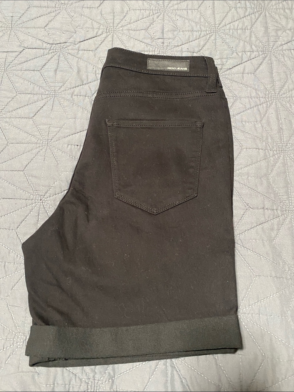 DKNY Women’s Black Denim Jean Shorts
